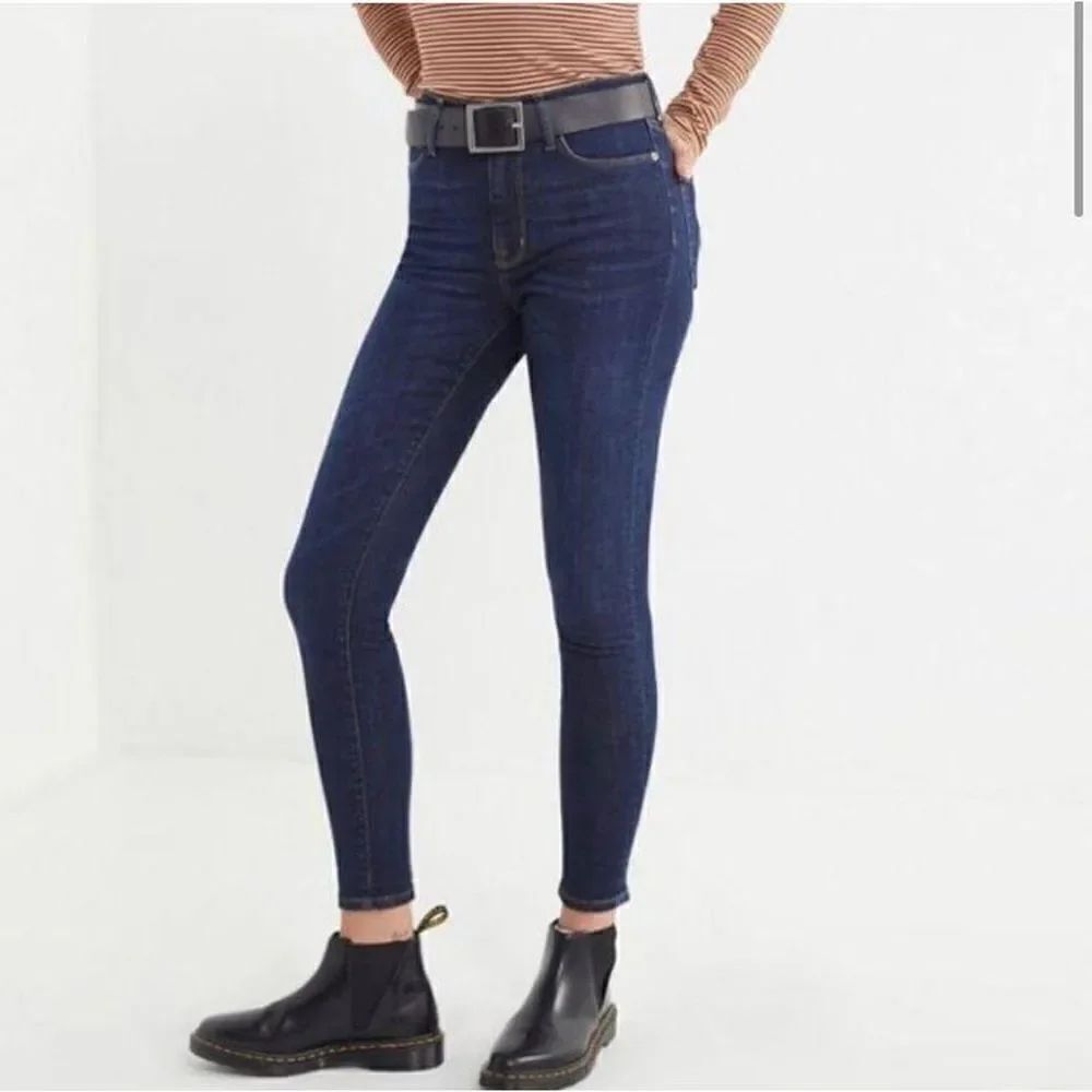 urban outfitters BDG hi rise twig ankle Skinny Jeans Stretch dark Wash - 29W 29L